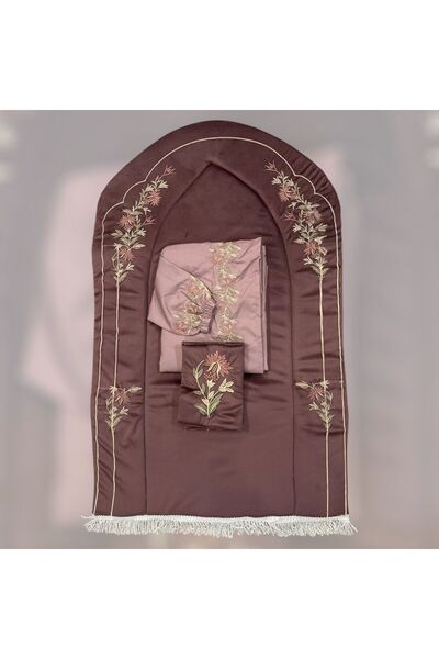 prayer mat1 Prayer mat set with prayer rug