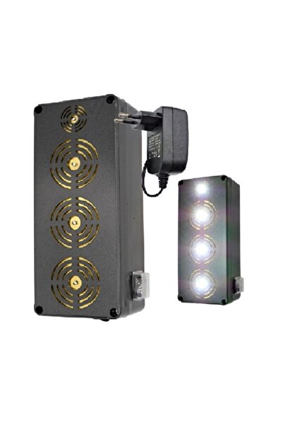 VOTTON Aparat Profesional Anti Rozatoare, Animale, Ultrasunete, 3500 mp, 4 LED Blitz, 4 Difuzoare Puternice