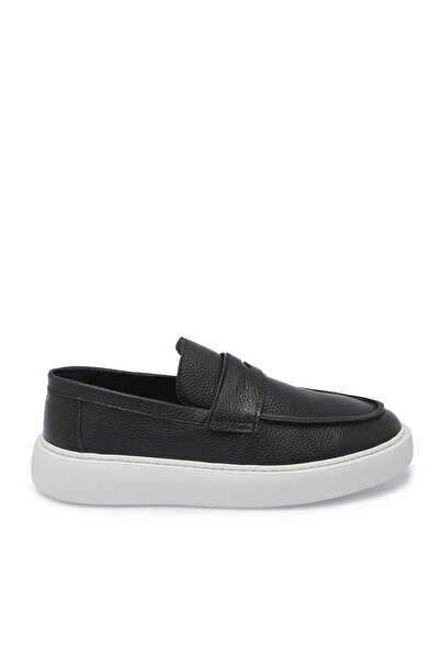 Tergan Siyah Hakiki Deri Erkek Loafer - E25S1AY57561-A41