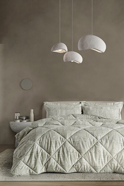 Doqu Home Σετ Κλινοσκεπάστριας Nola Easy Cotton Μονό Φασκόμηλο