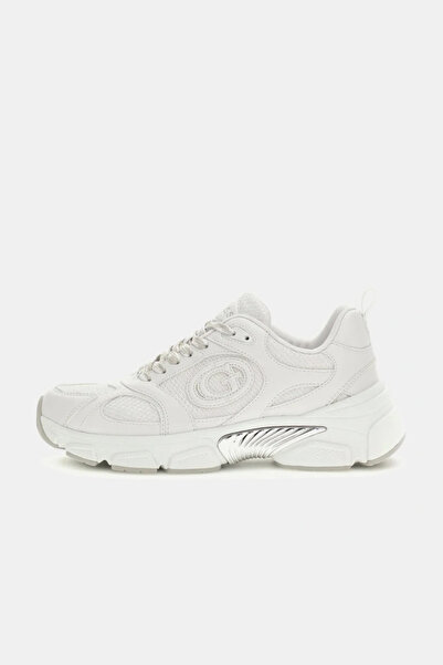 Guess Γυναικείο λευκό αθλητικό παπούτσια Ibitha FLTIBIELE12-WHITE