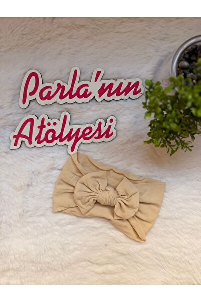 SOFT Гнучка тканинна пов'язка на голову з вузлом для дівчинки та немовляти, б...