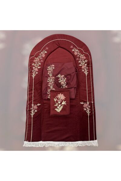 prayer mat1 Prayer mat set with prayer rug