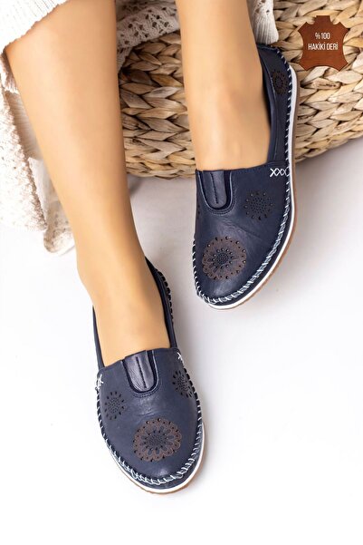 MY DERİ لويد (100%) جلد طبيعي مريح للنساء باليه