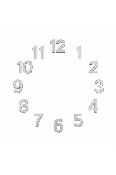 EXİZ TİCARET أرقام الساعة، أرقام ساعة الحائط ورقم 4.5 سم من البليكسي اللاصق