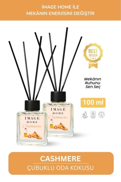 İMAGE HOME Çubuklu Oda Kokusu Cashmere 100Ml.2'li Özel Set