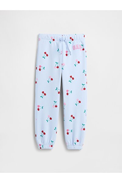 GAP Kız Bebek Açık Mavi Relaxed Pull-On Logo Eşofman Altı