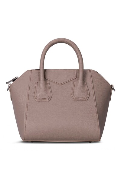 PLM Lorenza Genuine Leather, Handmade, Women's Bag, Mink, Small