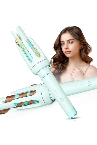 CUBEX Auto Hair Curler, Automatic Curling Iron with 4 Temperature & 3 Timer, ...