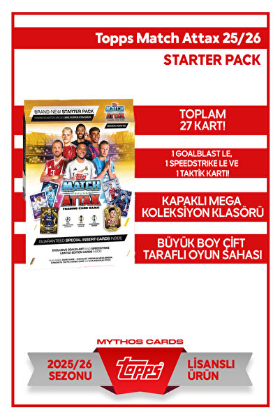 Topps MATCH ATTAX 25/26 - STARTER PACK