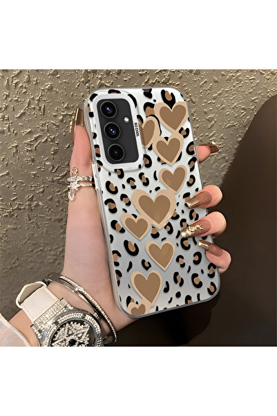 Hontinga حافظة متوافقة مع هاتف سامسونج جالاكسي A54 بنمط باردوس، حافظة هاتف صل...