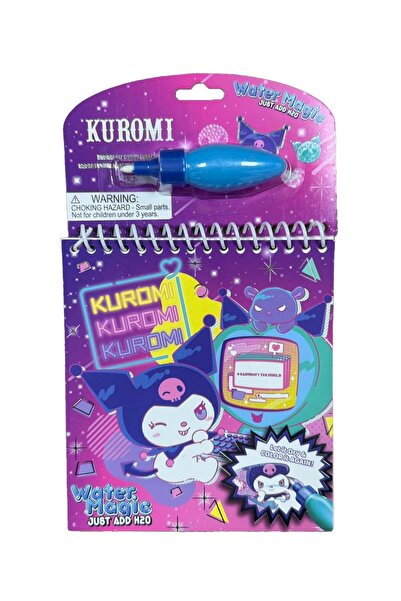 SANRIO Lisanslı Kuromi Sihirli Parti Serisi Mürekkepli Boyama Seti