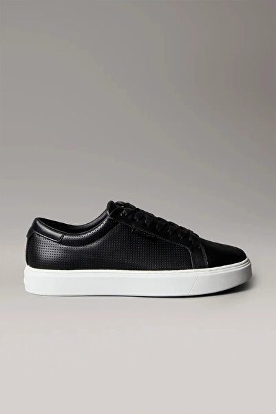 Calvin Klein Erkek Rahat Düz Taban Düşük Bilekli Nefes Alabilir Dış Yüzey Tas...