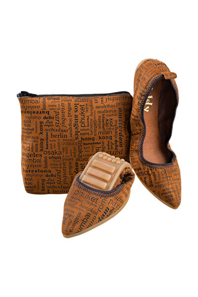 Foldy Balerini pliabili pentru femei Taba