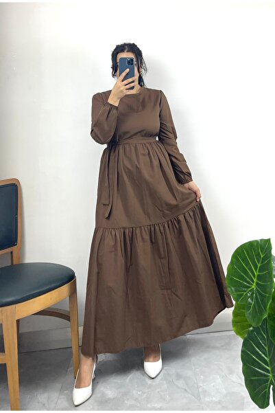 NİSUM MODA Rochie lungă cu talie înaltă