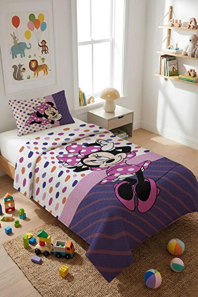 Dolce Mariee طقم غطاء سرير للأطفال من قماش ميكي المخملي (قطعتين) TKY0023