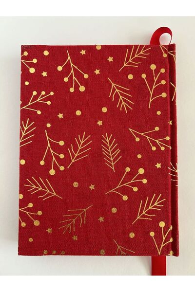 SimplyTexGoGlobal Merry Christmas A5 Notebook, 80 gsm Red Paper