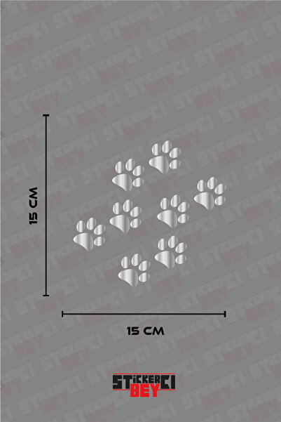 STİCKERCI BEY KEDİ PATİSİ MOTORSİKLET LAPTOP KASK ARABA STİCKER KAPLAMA ETİKE...