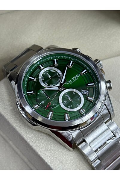 Tom Jones erkek kol saati orjinal su geçirmez garantili