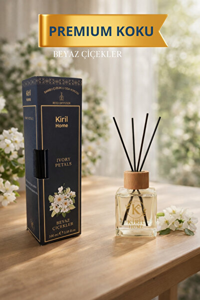 Kiril Home Beyaz Çiçekler Oda Kokusu