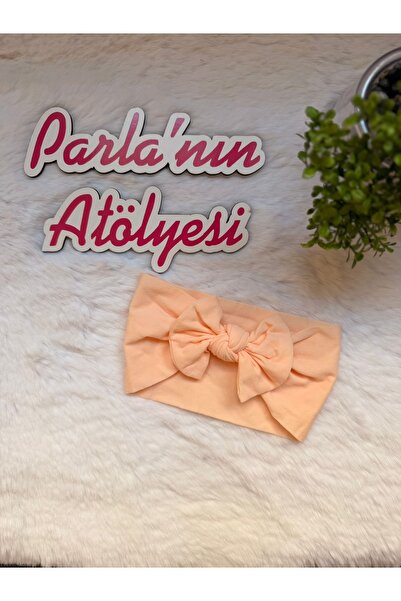 SOFT Гнучка тканинна пов'язка на голову з вузлом для дівчинки та немовляти, б...