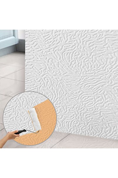TİNK Kendinden Yapışkanlı 3D Duvar Paneli Boyanabilir Dekota 60x60 cm Alaca D...