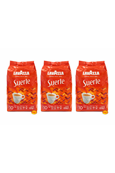 LavAzza Set of 3 Suerte Coffee Beans 1 kg