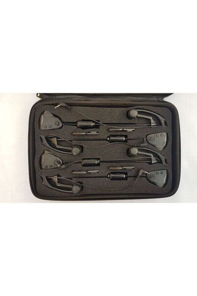 Falai Tackle Set 4 Swingere Illuminated Black 6 Culori cu penar pentru transport