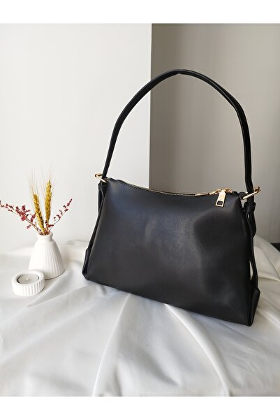 VivazzaLuxe حقيبة يد نسائية جلدية بتصميم عصري متوسطة الحجم