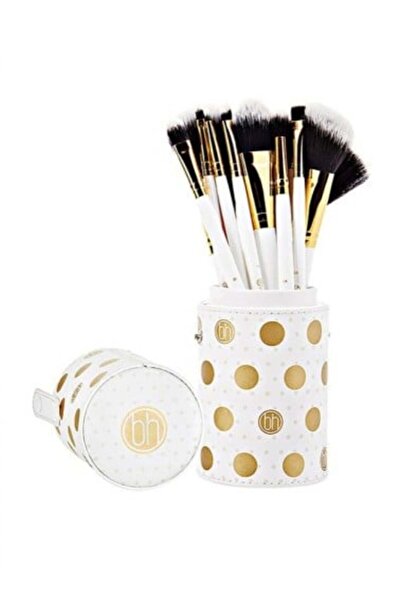 Bh Cosmetics مجموعة فرش مكياج بيضاء - 11 فرشاة