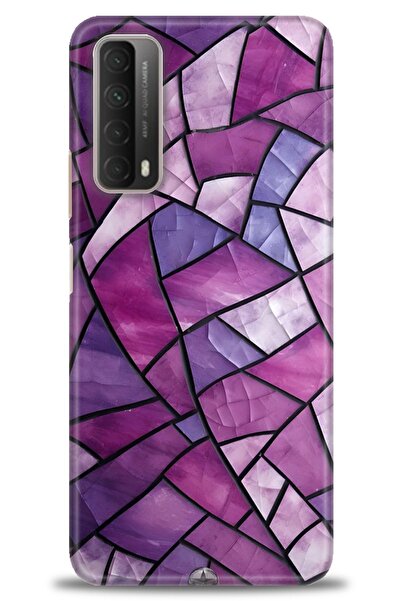 Rulet Aksesuar حافظة متوافقة مع هاتف هواوي بي سمارت 2021 HD مطبوع + واقي شاشة...