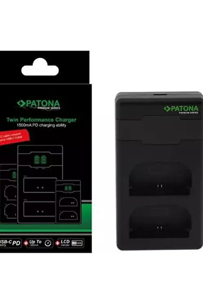 Patona Φορτιστής Premium Διπλής Απόδοσης PD LCD USB-C αντικαθιστά το Sony NP-...