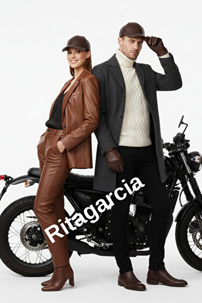 Ritagarcia Șapcă unisex din piele naturală, șapcă de baseball din piele naturală