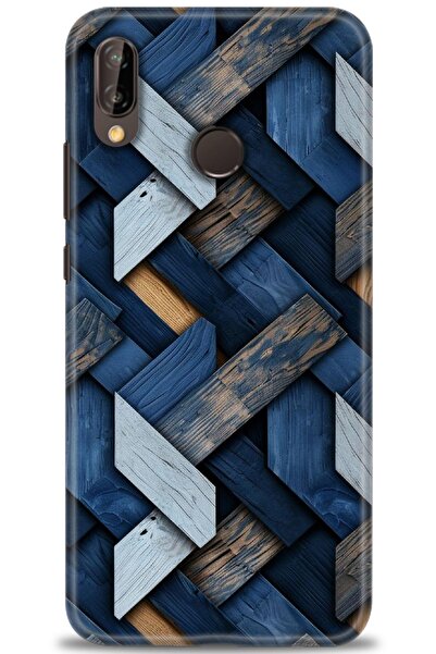 Rulet Aksesuar غطاء متوافق مع هاتف هواوي P20 لايت HD مطبوع + واقي شاشة سيرامي...