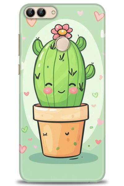 Rulet Aksesuar غطاء متوافق مع هاتف هواوي بي سمارت HD مطبوع - غطاء سيليكون مصم...