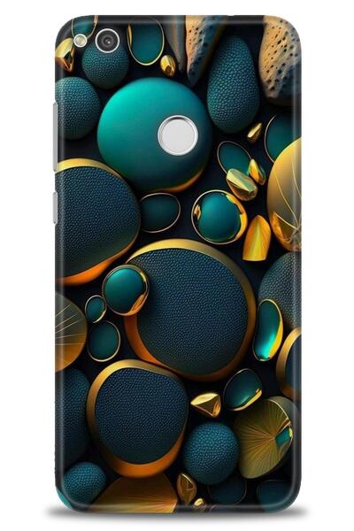 Rulet Aksesuar حافظة متوافقة مع هاتف هواوي P9 لايت 2017 HD مطبوع + واقي شاشة ...