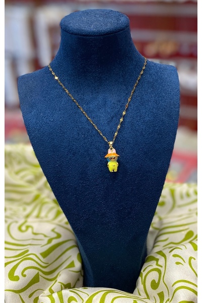 so'lis collection Zümrütoyuncakstore Labubu Steel Necklace