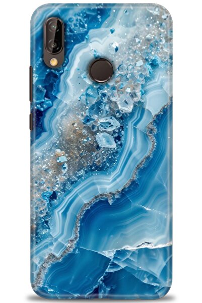 Rulet Aksesuar غطاء متوافق مع هاتف هواوي P20 لايت HD مطبوع - غطاء سيليكون بتص...