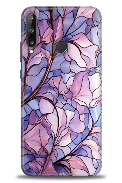 Rulet Aksesuar غطاء متوافق مع هاتف هواوي P40 Lite E HD مطبوع + واقي شاشة سيرا...