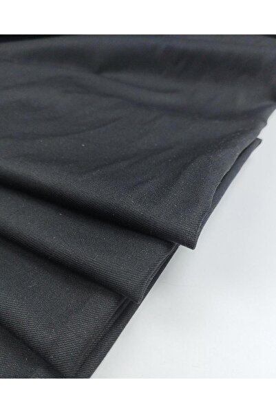 Kumaş Parça Țesătură gabardină în culoare neagră (lățime 145 cm x lungime 275...