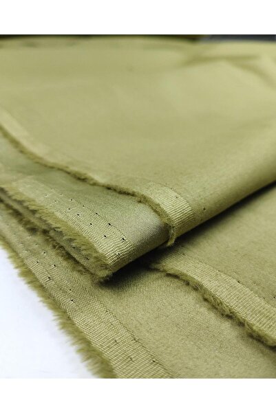 Kumaş Parça Bumbac de culoare verde din material tip stofă Lățime: 145 cm