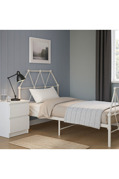 SADANHOME White iron bed, 190cm x 90cm