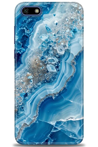 Rulet Aksesuar غطاء متوافق مع هاتف هواوي Y5 2018 HD مطبوع - غطاء سيليكون مصمم...