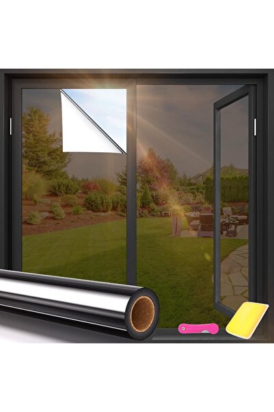 ALAYRA International غشاء زجاجي مانع للتجسس، معتم، لحماية خصوصية النوافذ، مقا...