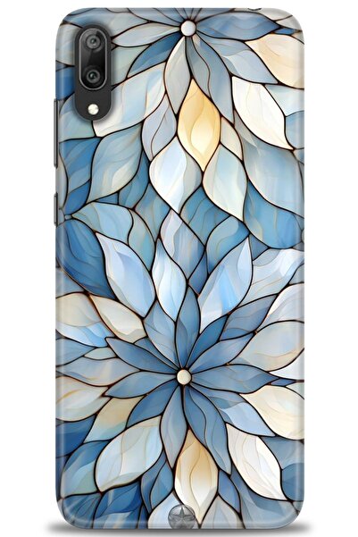 Rulet Aksesuar غطاء متوافق مع هاتف هواوي Y7 برايم 2019 HD مطبوع - غطاء سيليكو...