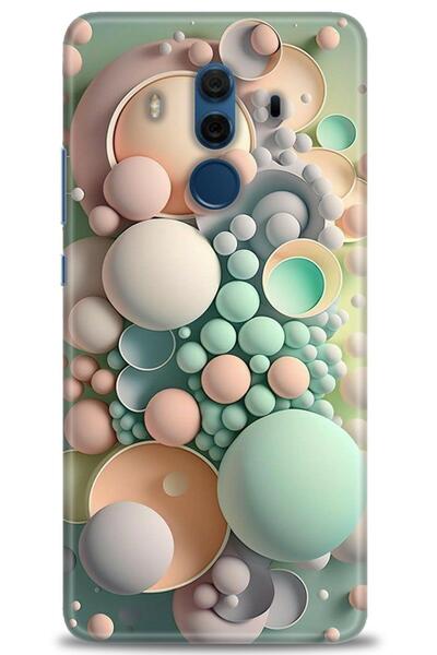 Rulet Aksesuar غطاء متوافق مع هاتف هواوي ميت 10 برو HD مطبوع - غطاء سيليكون م...