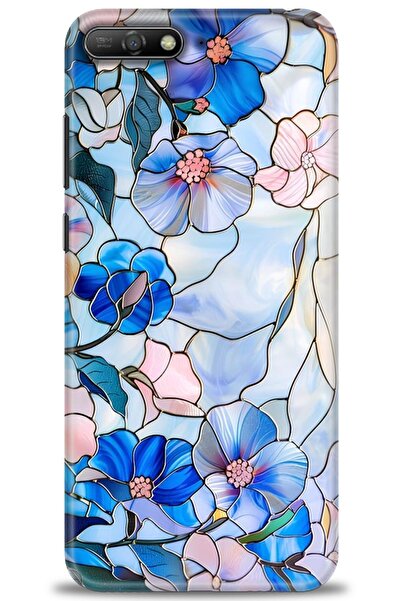 Rulet Aksesuar غطاء متوافق مع هاتف هواوي Y6 2018 HD مطبوع - غطاء سيليكون مصمم...