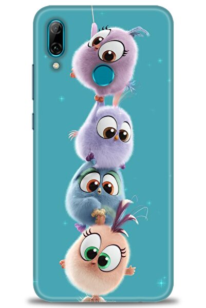 Rulet Aksesuar حافظة متوافقة مع هاتف هواوي بي سمارت 2019 HD مطبوع + واقي شاشة...