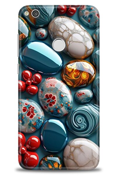 Rulet Aksesuar غطاء متوافق مع هاتف هواوي P9 لايت 2017 HD مطبوع - غطاء سيليكون...