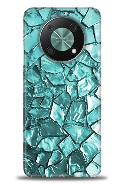 Rulet Aksesuar غطاء متوافق مع هاتف هواوي نوفا Y90 HD مطبوع - غطاء سيليكون مصم...